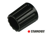 Knob 14,5 mm glossy black