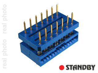 IDC 14 pol, DIP/DIL-IC-Sockel-Verbinder