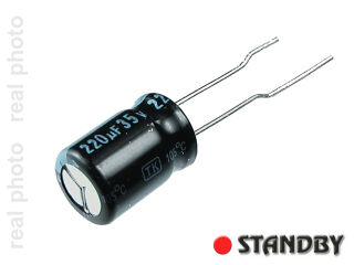 TK 220uF-35V kondensator elektrolityczny (10szt)