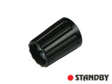 Knob 10 mm glossy black