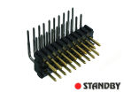 Stiftleiste 2x10 polig Winkel