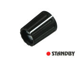 Knob 10 mm matt black