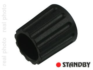 Drehknopf 14,5 mm matte schwarz