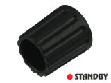 Knob 14,5 mm matt black