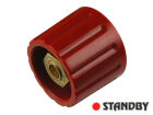 Drehknopf 21 mm glänzend rot
